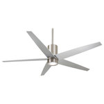 Minka Aire - Minka Aire F828-BN Symbio, LED 56" Ceiling Fan, Brushed Nickel - Bulb Included: Yes