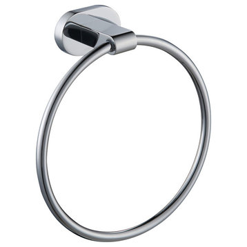 Wall Mounted Towel Ring, Chrome