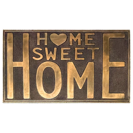 A1HC Rubber Pin Home Welcome Door Mats 18"X30", Home Sweet Home