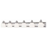 Livex Lighting - Livex Lighting 10506-05 Springfield - 6 Light Bath Vanity in Springfield Style - Springfield 6 Light  Polished Chrome SatiUL: Suitable for damp locations Energy Star Qualified: n/a ADA Certified: n/a  *Number of Lights: 6-*Wattage:100w Medium Base bulb(s) *Bulb Included:No *Bulb Type:Medium Base *Finish Type:Polished Chrome
