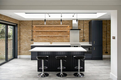 Inspiration for a contemporary kitchen in London.