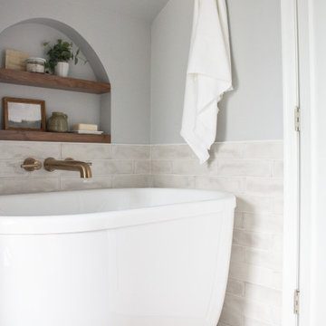 Saint Paul | Award Winning Transitional Master Bathroom Remodel
