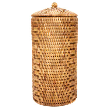 Artifacts Rattan™ Double Toilet Roll Holder, Honey Brown