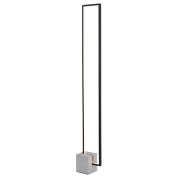 Dainolite FLN-LEDF55 Florence 55" Tall LED Accent Floor Lamp - Matte Black