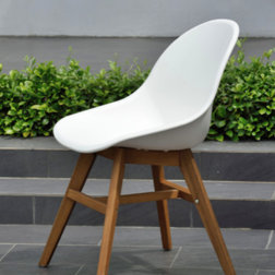 Midcentury Outdoor Dining Chairs by Amazonia
