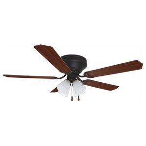 Bala 52 Dual Mount Ceiling Fan With 3 Light Kit Bronze