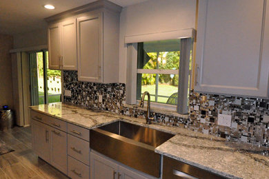 Example of a trendy kitchen design in Miami
