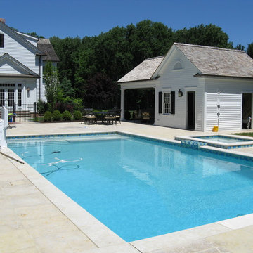 Pool & Poolhouse, and Landscape Design, Bernardsville NJ