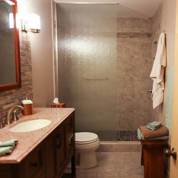Split Level Basement Bathroom Remodel