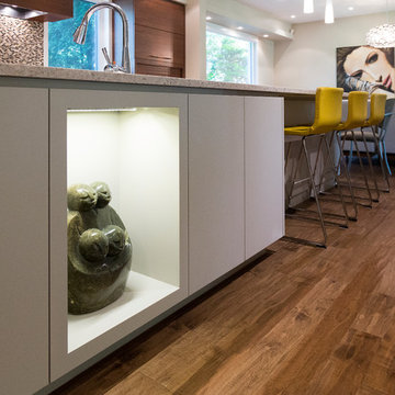 Charleswood Renovation - Kitchen Island Detail
