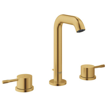Grohe 20 297 A Essence 1.2 GPM Widespread Bathroom Faucet - Brushed Cool