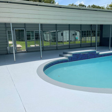 Resurface using our non slip temperature cooling texture finish