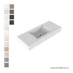 Scoop 1200 Single Stone Vanity Top By Plumbline - Bathroom Basins