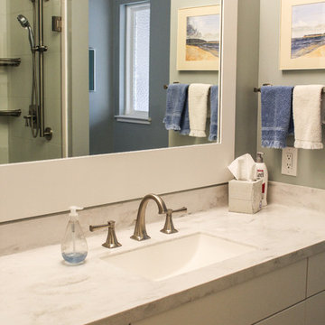 Fun and Relaxing Pleasant Hill Hall and Master Baths