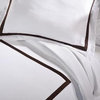 Hotel Collections 300 Thread Count Cotton Duvet Cover Set Twin Mocha/Honey