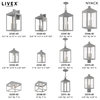 Livex Lighting Nordic Gray 3-Light Outdoor Wall Lantern