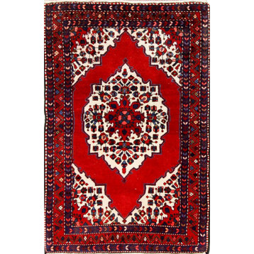 Persian Rug Gholtogh 4'2"x2'10" Hand Knotted