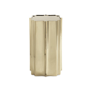 Good As Gold, Gold Scalloped Side Table