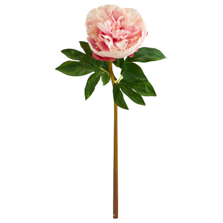 20" Peony Artificial Flower, Set of 3