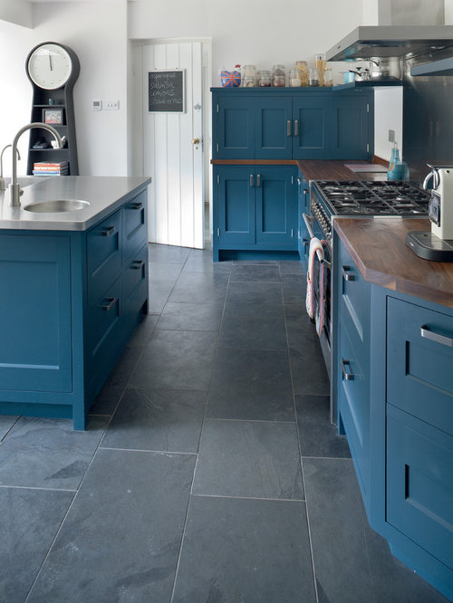 Kitchen Design Ideas, Renovations & Photos with Blue ...