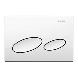 Geberit  Alpine White Kappa20 Flush Plate - Bathroom Fixtures