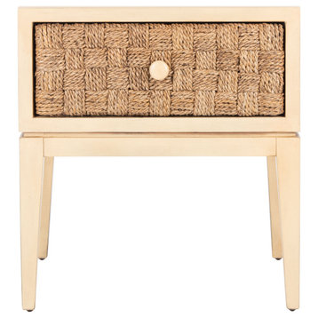Armand Woven Nightstand Natural