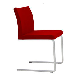 ARIA FLAT- RED WOOL - Dining Chairs