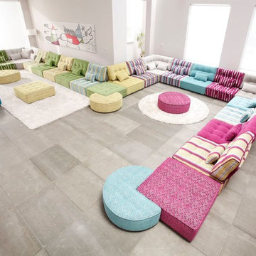 Arianne Love Contemporary Fabric Sofa by Famaliving
