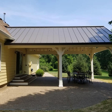17x26' Covered Porch and exposed aggregate patio