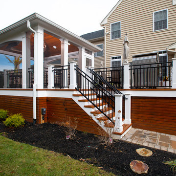 Design Builders screened porch & Zuri deck in Bowie, Prince George's County MD