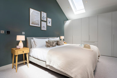 Trendy bedroom photo in Cornwall