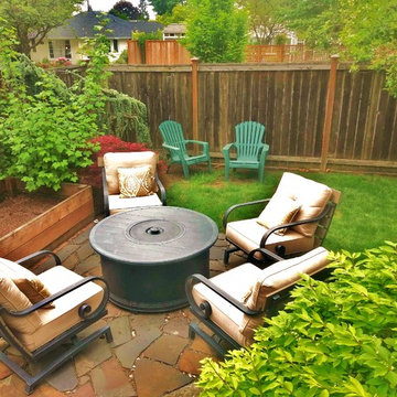 Liz's Rustic Outdoor Entertainment Makeover
