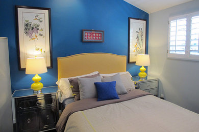 Trendy bedroom photo in Los Angeles