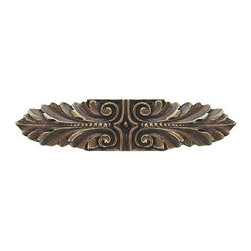 Inviting Home Inc. - Opulent Scroll Pull, Antique-Style Brass - Cabinet And Drawer Handle Pulls
