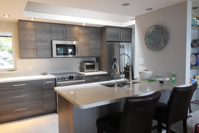 Example of a kitchen design in Vancouver