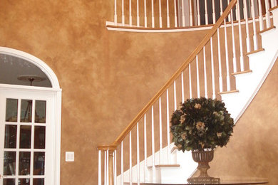 Entryway - mediterranean entryway idea in Raleigh