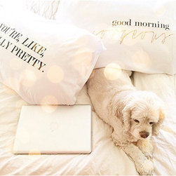 Oh, Susannah You're Like Really Pretty.  Good Morning Gorgeous. Pillow Case - Products