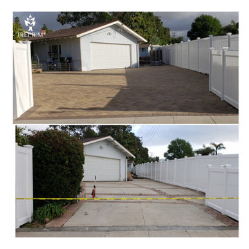 Driveway Remodeling by Treeium Outdoor Living