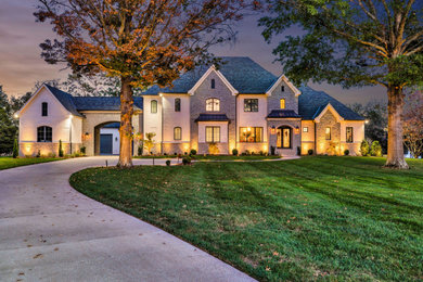 Inspiration for a french country exterior home remodel in Nashville