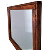 Red Oak Sydney Style Vanity Mirror, Vertically Mounted, 42"x30"