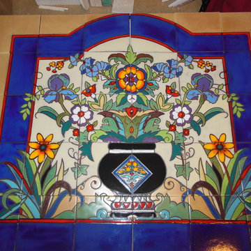 fountain mural/malibu style