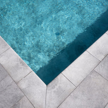 Antique Grey & Pool Garden Grey Porcelain Tiles -Fethiye,Mugla Villa