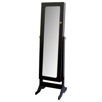 57" Standing Mirror With Storage