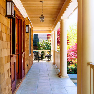 Covered front porch