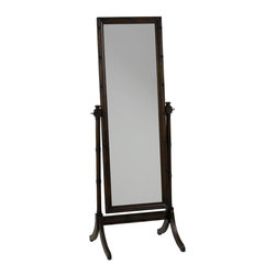 Sahara 6240 Cheval Rectangular Floor Standing Mirror - Floor Mirrors