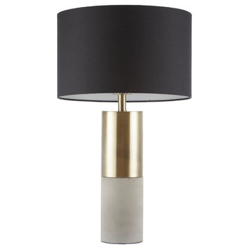 Hampton Hill Fulton Table Lamp Gold/Gray/Black