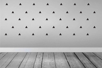 DG Geometric Shape Wall Stickers , Removable Vinyl Wall Decals