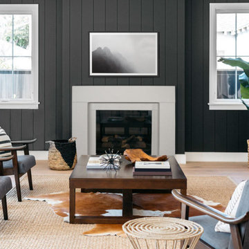 Modern  Elemental Fireplace Mantel Styles