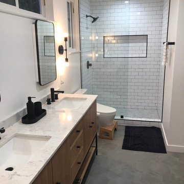 Rustic Bathroom Glam