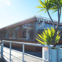 Clear PVC Blinds, Hugos Manly, Sydney, Australia - Shutters, Blinds & Curtains